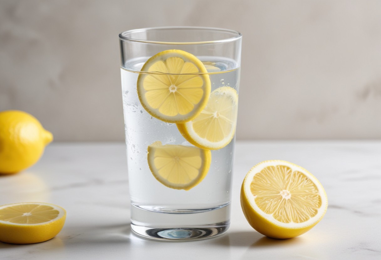 pikaso_texttoimage_Image-of-a-glass-of-water-with-lemon-slices-showca